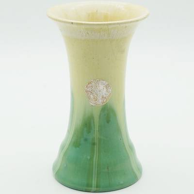 Vintage Australian Remued Vase with Original Label